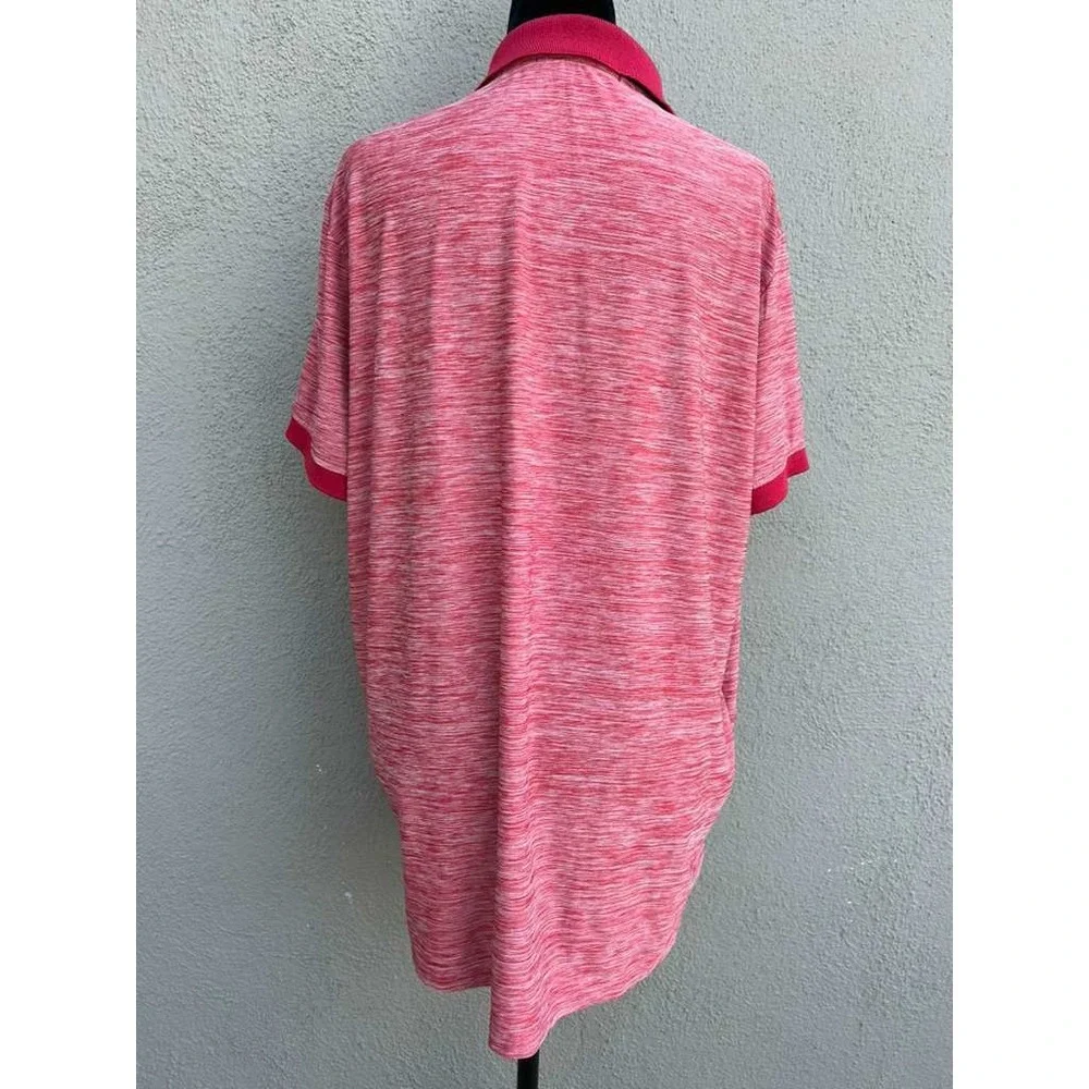 US Polo Assn Mens Polo Shirt Red Space Dye Short Sleeve L 11‎ 8028 47
